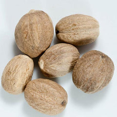 Dried Nutmeg Myristica fragrans 100g.