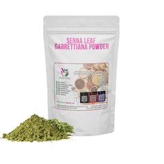 Senna garrettiana Leaf Powder 100g packaging