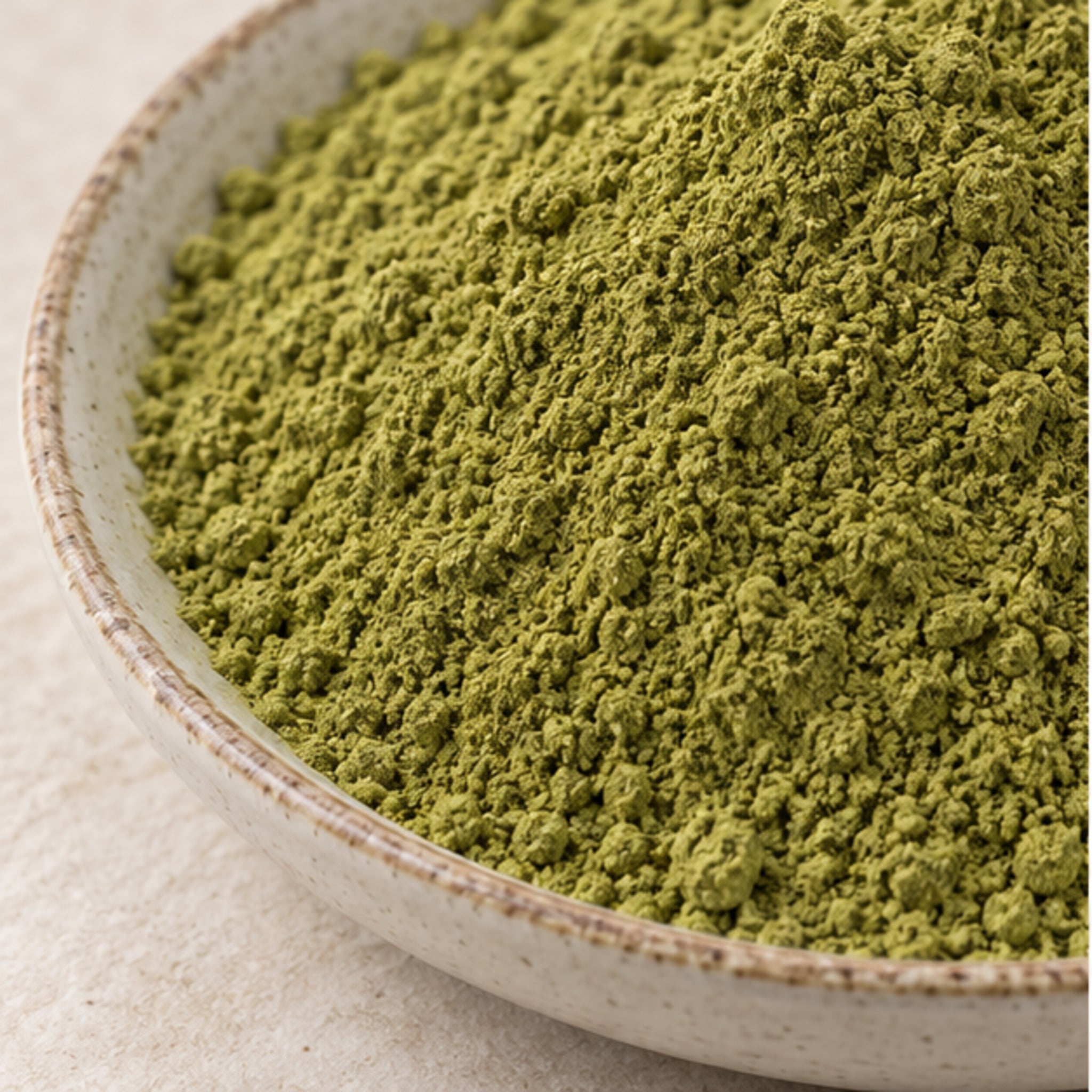 Close-up of Senna siamea powder