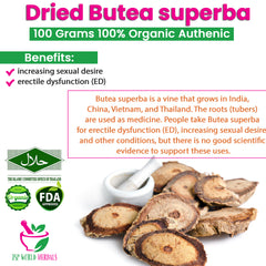 Dried Butea superba, ncreasing sexual desire