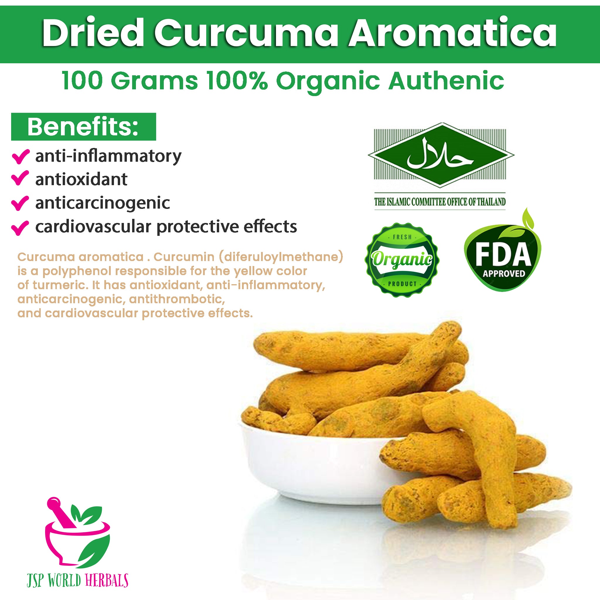 Dried Curcuma aromatica ,antioxidant