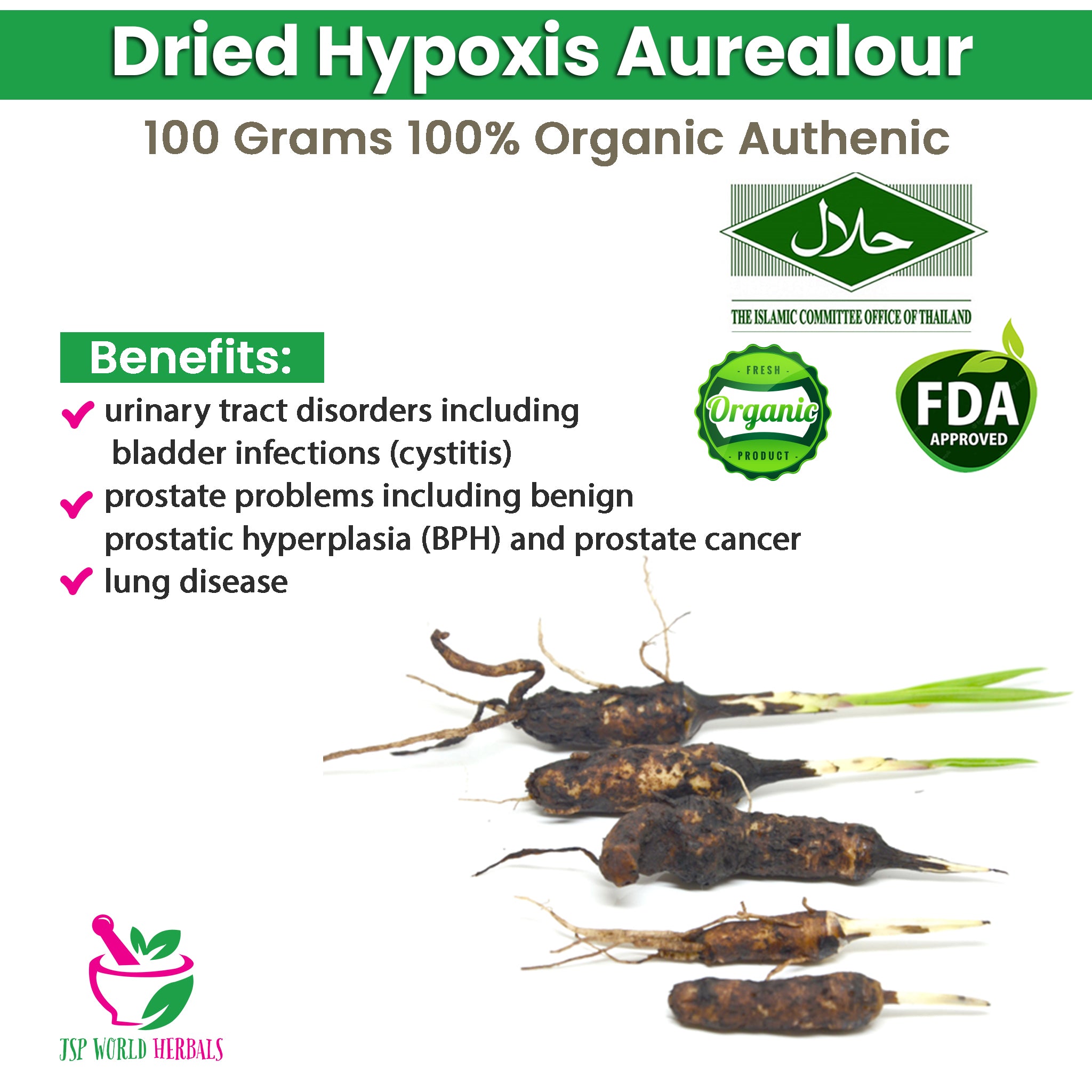 Dried Hypoxis Aurealour