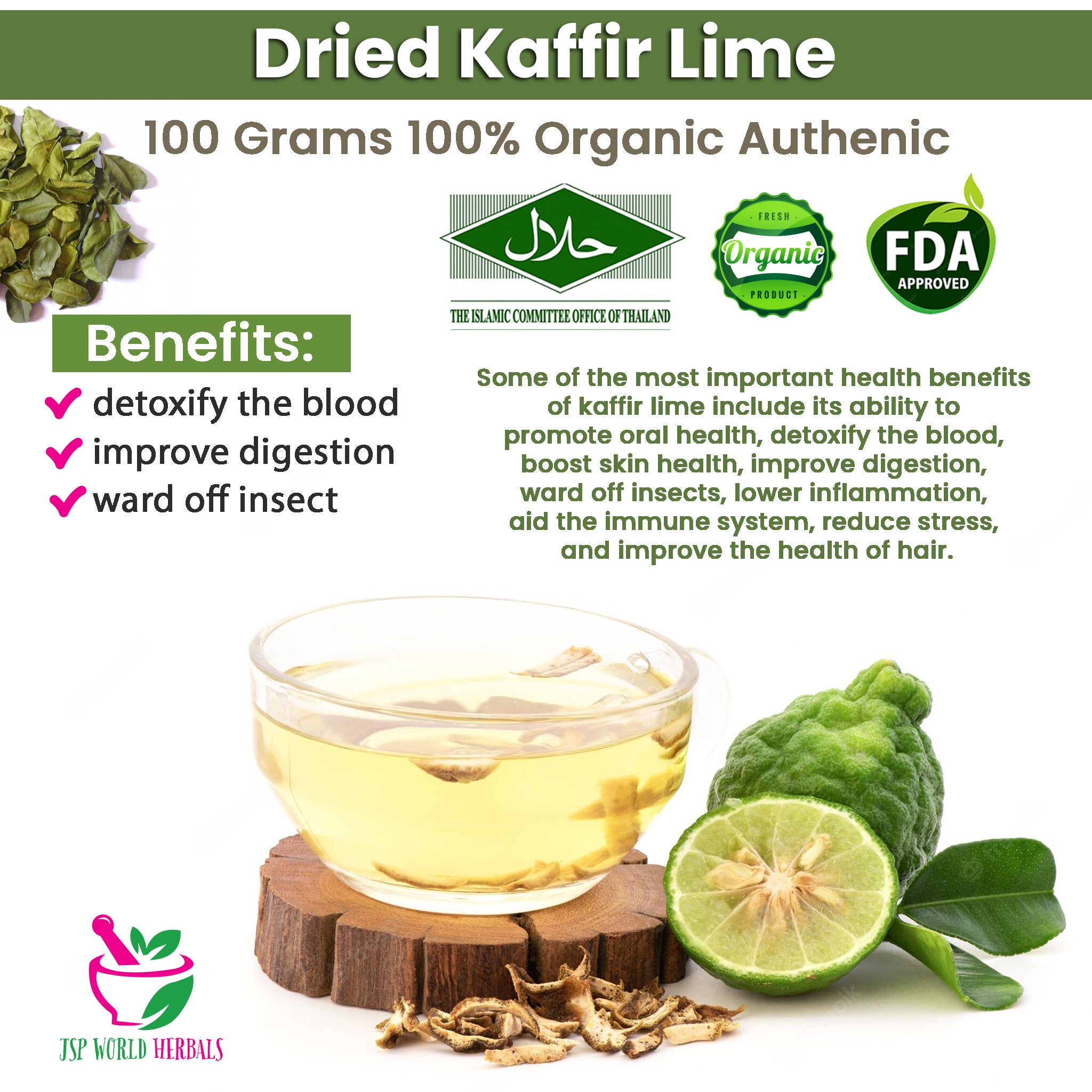 Dried Kaffir lime Peel Skin | Ability to promote oral health, detoxify ...