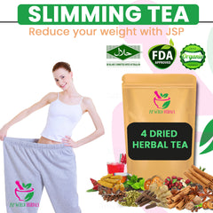 Dried Anti-Hypertensive 4 Dried Herbal Tea 100 Grams 100% Organic Authenic