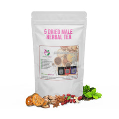 5 Dried Male Herbal Tea 100 Grams Improve vitality and endurance, May enhance mood, increase energy