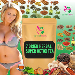 7 Dried Herbal Super Detox Tea 7 Days Result reduce weight stop daily hangry (Beauty from inside) Daily 200 gram