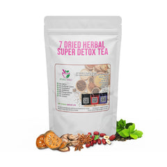 7 Dried Herbal Super Detox Tea 7 Days Result reduce weight stop daily hangry (Beauty from inside) Daily 200 gram