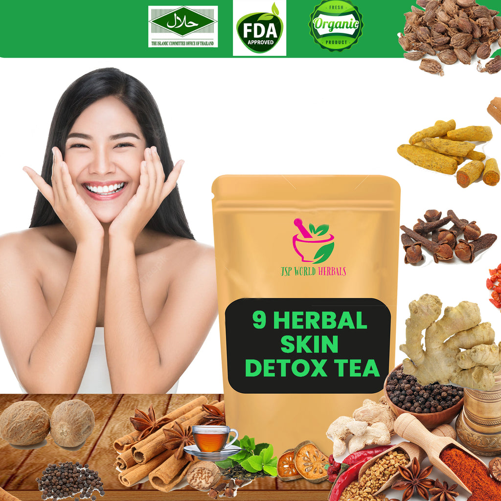 9 Herbal Skin Detox Tea | 20 days result | Reduce ance – JSP World Herbals