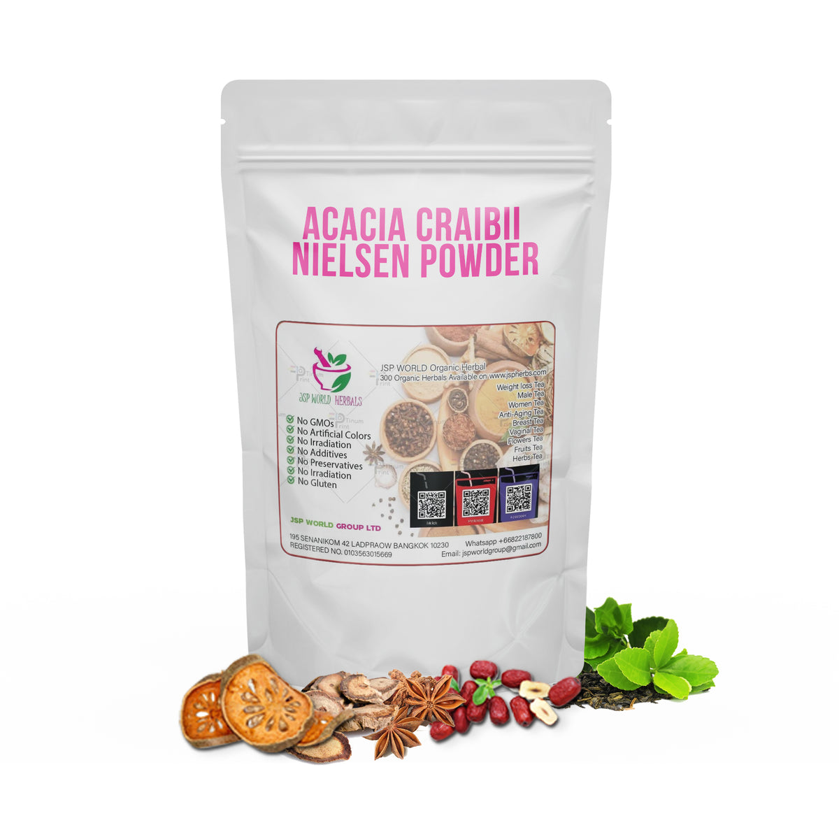 Acacia Craibii Nielsen Powder 100 Grams 100% Organic Authenic