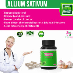 500mg Allium Sativum (Wild Garlic) 90 Capsules