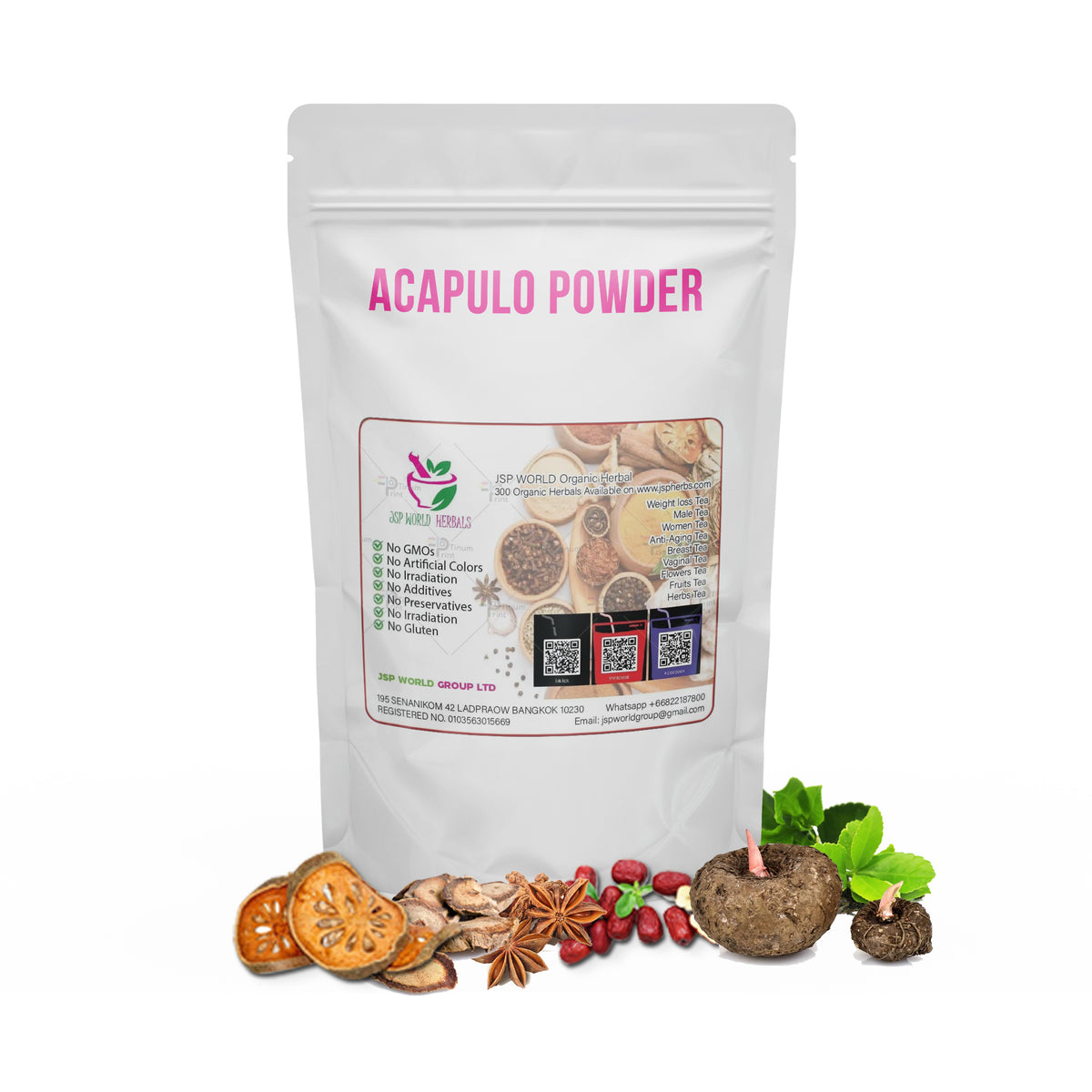 Amorphophallus konjac Powder 100 Grams 100% Organic Authenic