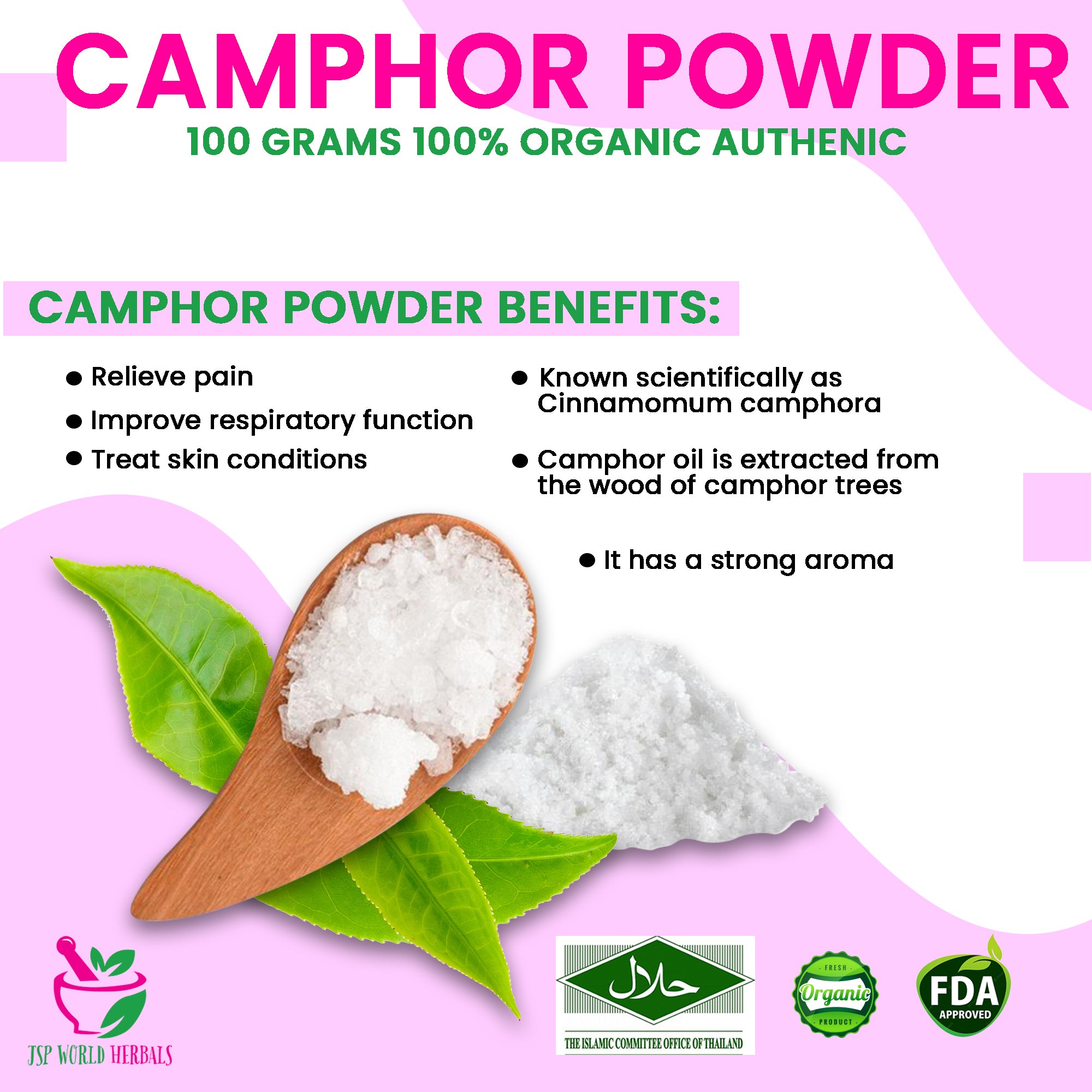 Camphor Powder | Improve respiratory function| 100% Organic Authenic ...