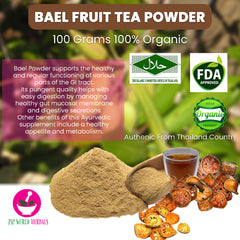 Bael Fruit Tea Powder, healthy appetite and metabolism. 