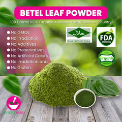 Betel Leaf Powder 100 Grams 100% Organic Authenic