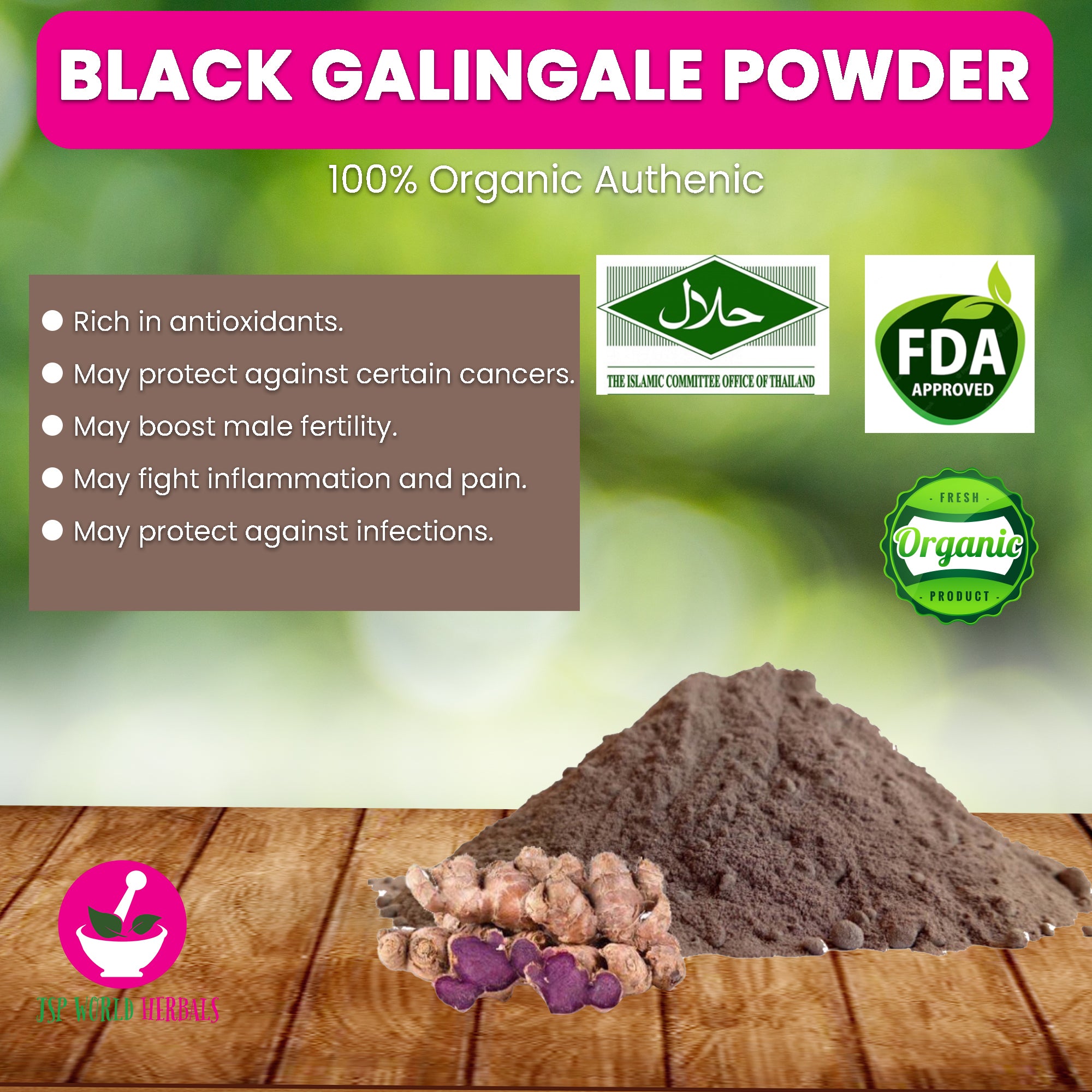 Black Galingale Powder