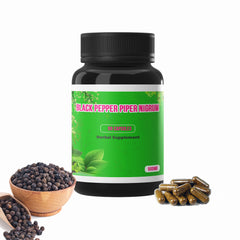 500mg Black Pepper Piper Nigrum Capsule Herbal Supplement 90 Capsules