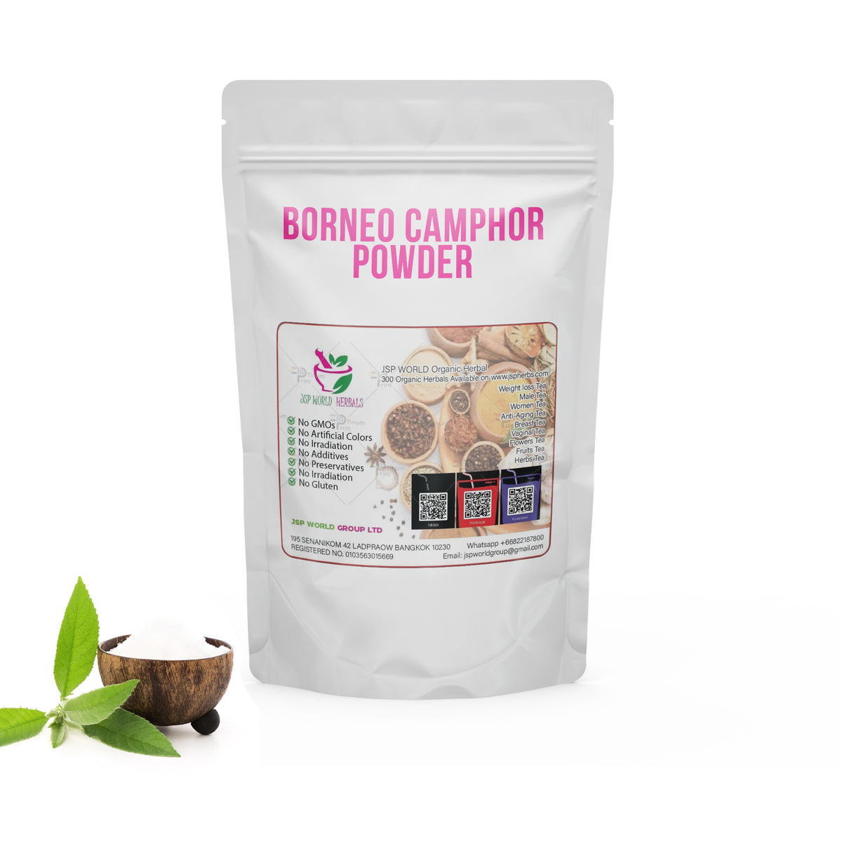 Borneo Camphor Powder 100 Grams 100% Organic Authenic