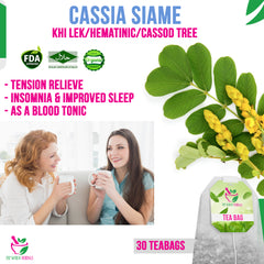 Cassia Siamea (Khi Lek/Hematinic/Cassod Tree) Tea 30 teabags