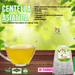 Centella Asiatica (Gotu Kola/Pennywort) 30 Teabags