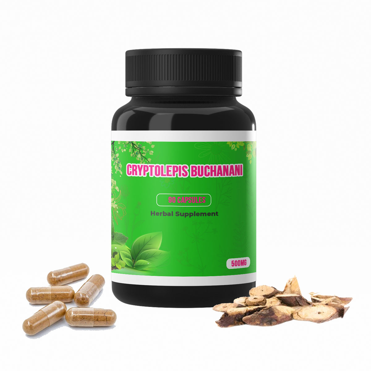 500mg Cryptolepis Buchanani 90 Capsules Aches - Muscle tension - Tendons (softens the deformity & stiffness) Improves arterial blood flow