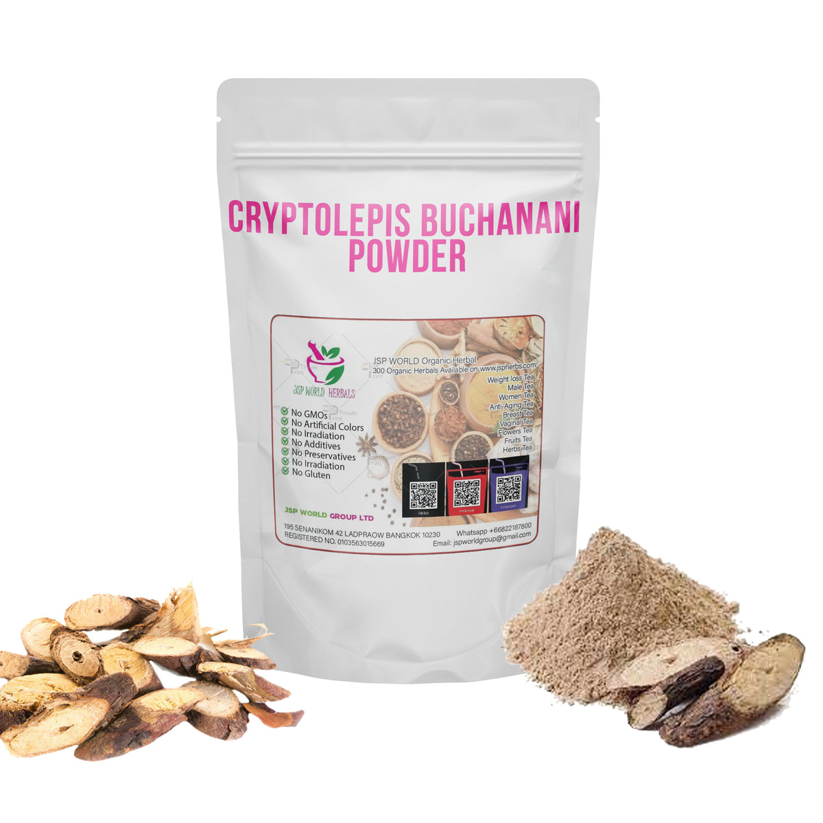 Cryptolepis buchanani Roem.&Schult (Cryptolepis dubia) Powder 100 Grams 100% Organic Authenic