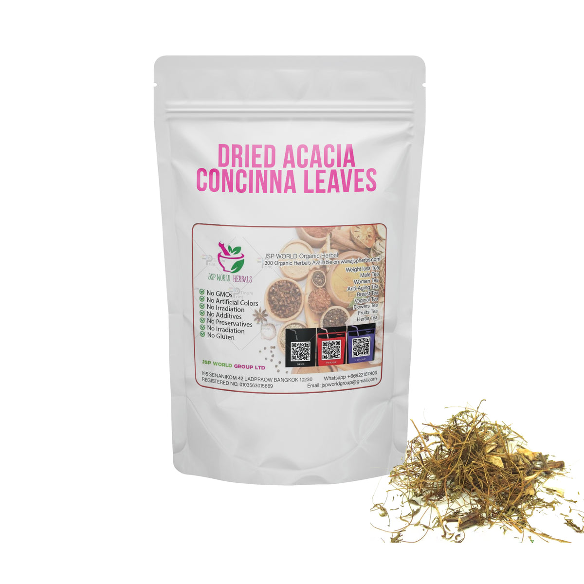 Dried Acacia concinna Leaves 100 Grams 100% Organic Authenic