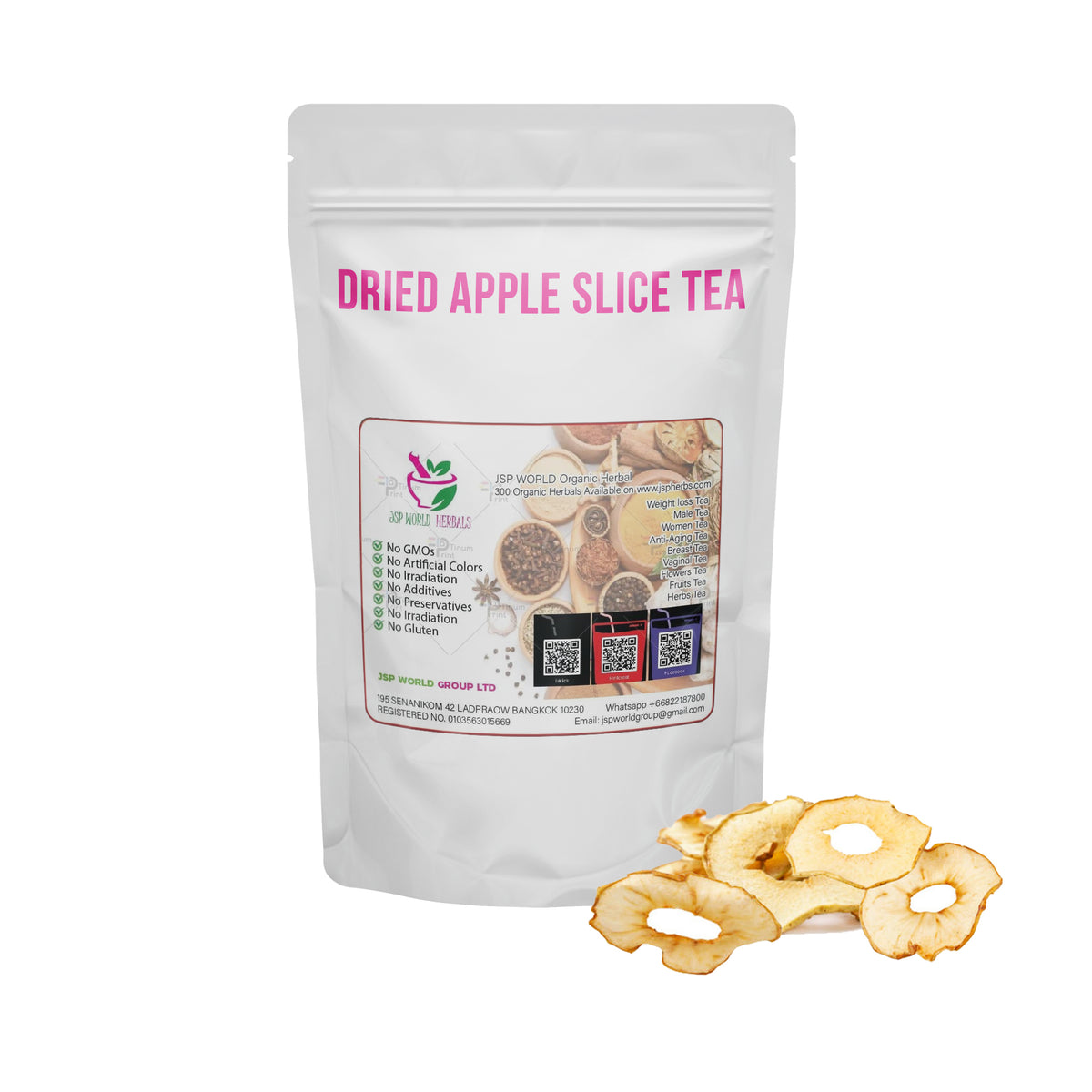 Dried Apple Slice 100 Grams 100% Organic Authenic