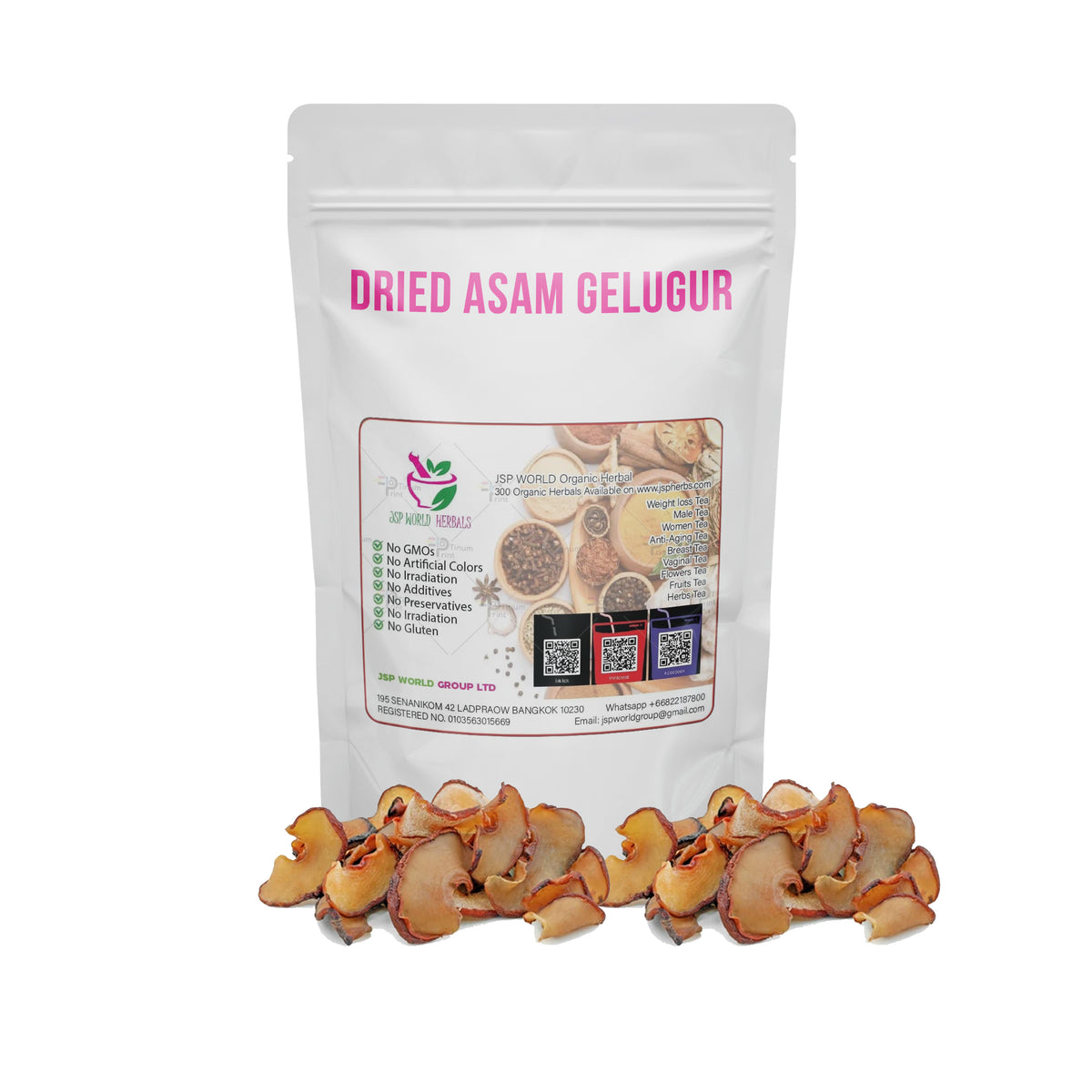 Dried Asam gelugur 100 Grams 100% Organic Authenic