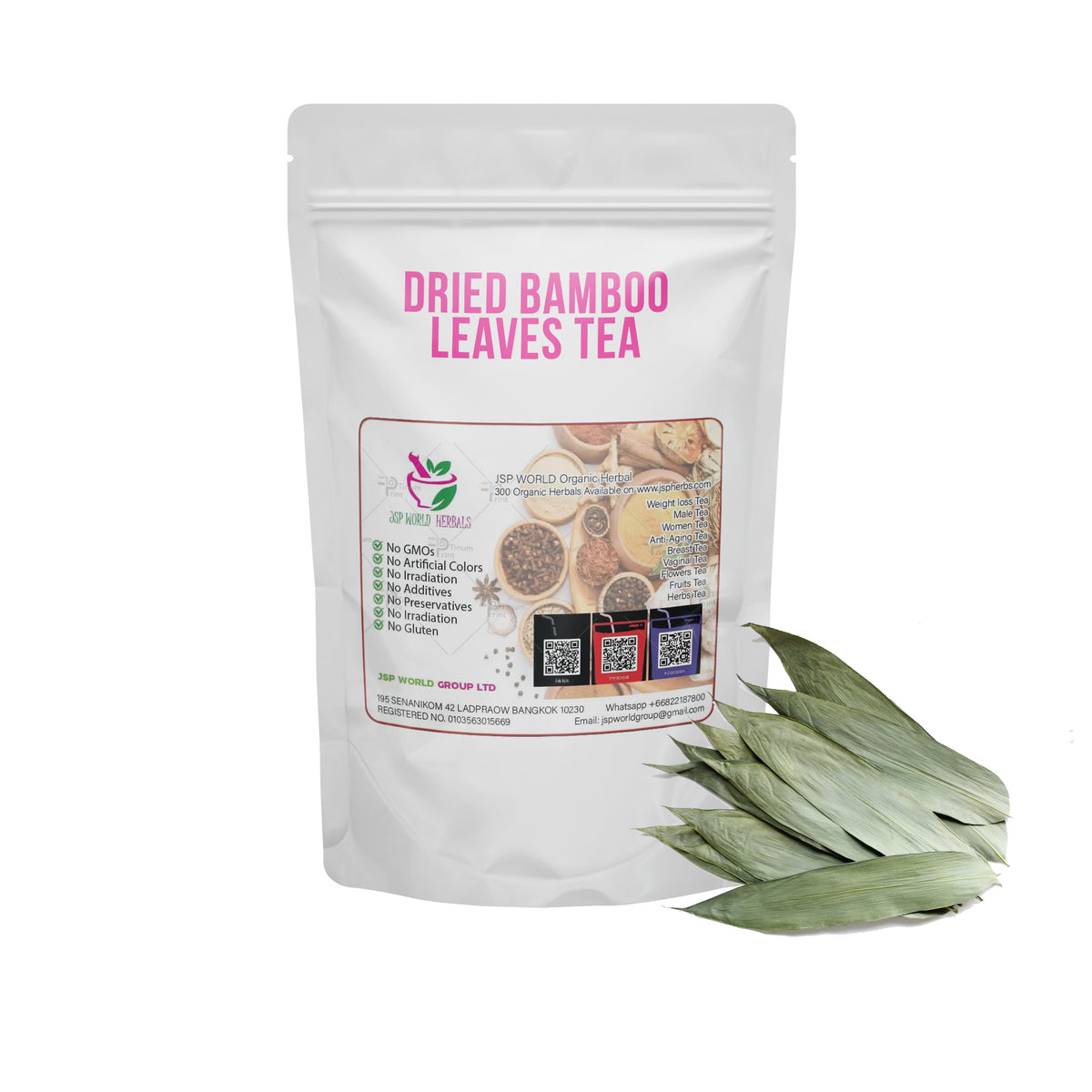 Dried Bamboo leaves tea 100 Grams 100% Organic Authenic