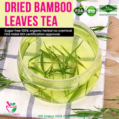 Dried Bamboo leaves tea