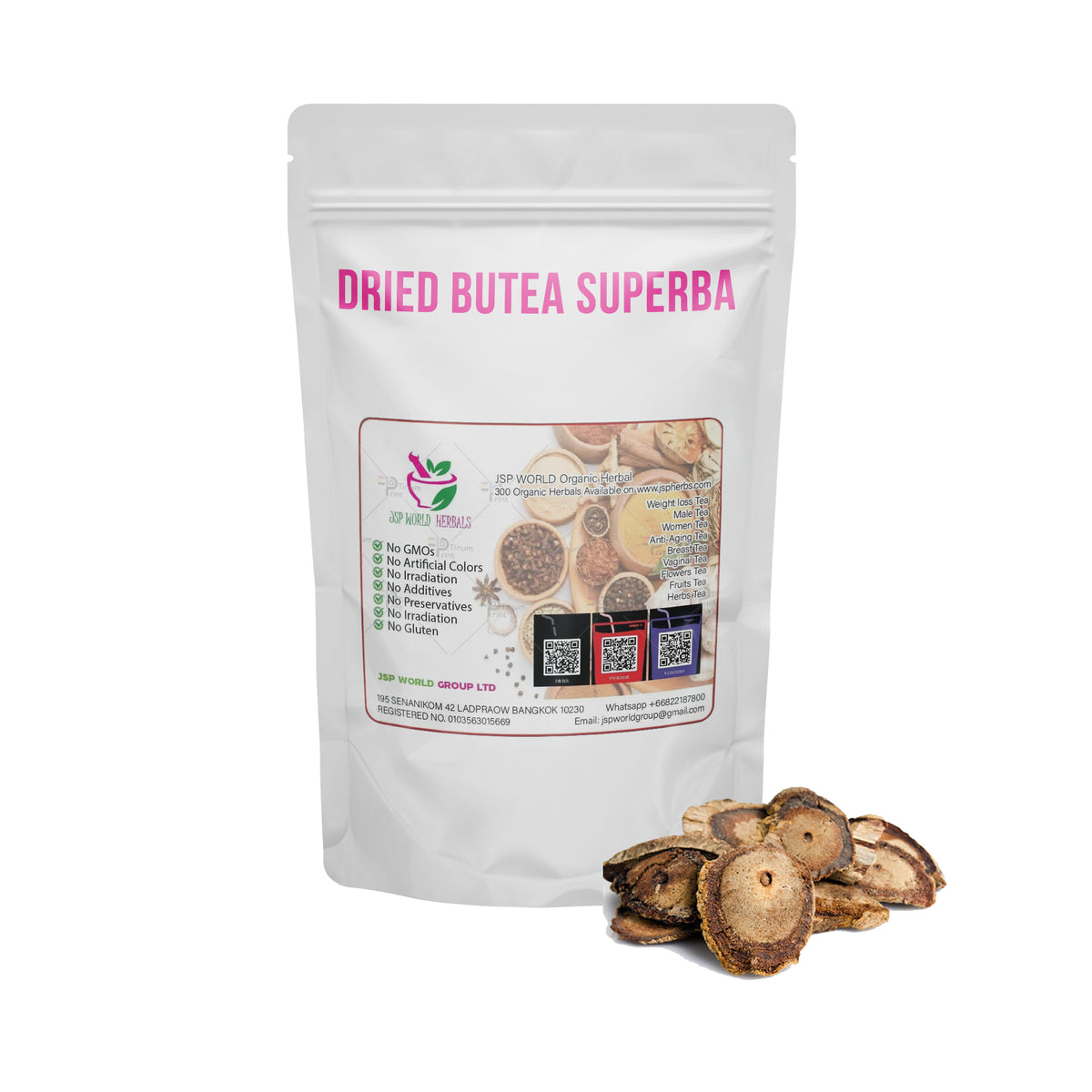 Dried Butea superba 100 Grams 100% Organic Authenic