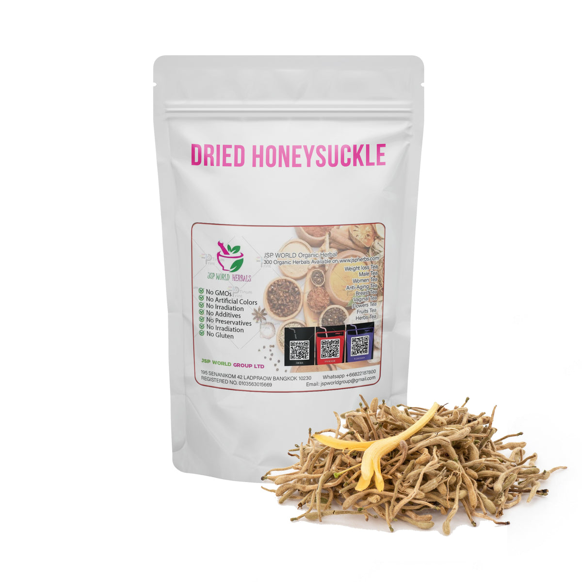 Dried Honeysuckle 100 Grams 100% Organic Authenic