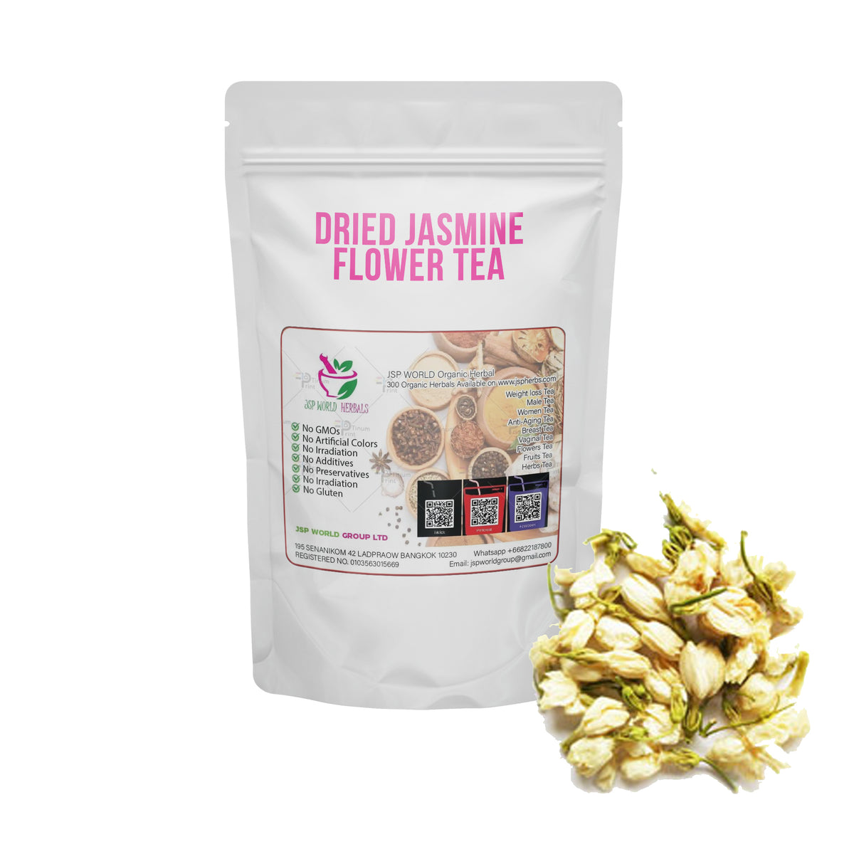 Dried Jasmine Flower 100 Grams 100% Organic Authenic