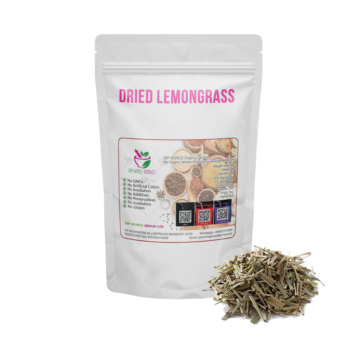 Dried Lemongrass 100 Grams 100% Organic Authenic