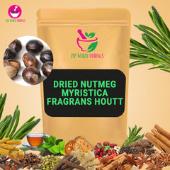 Dried Nutmeg Myristica fragrans Houtt 100 Grams 100% Organic Authenic