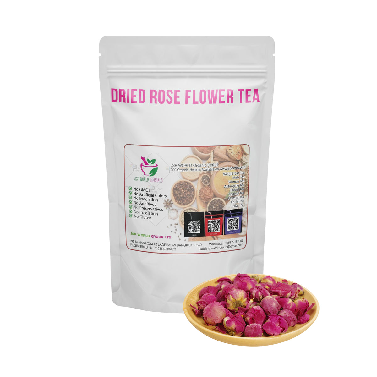 Dried Rose Flower 100 Grams 100% Organic Authenic