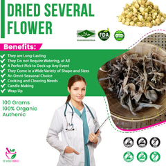 Dried Several flower 100 Grams 100% Organic Authenic