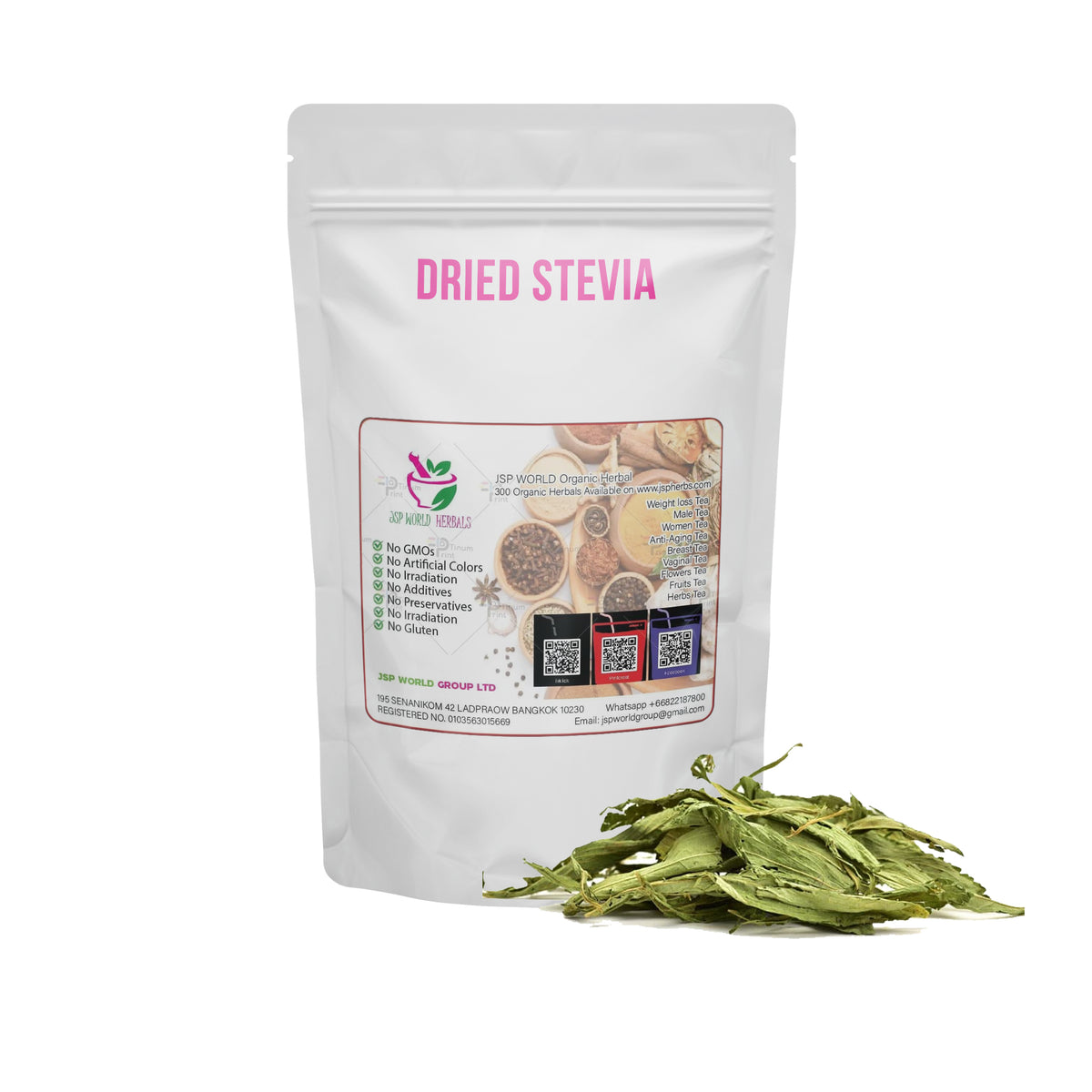 Dried Stevia 100 Grams 100% Organic Authenic