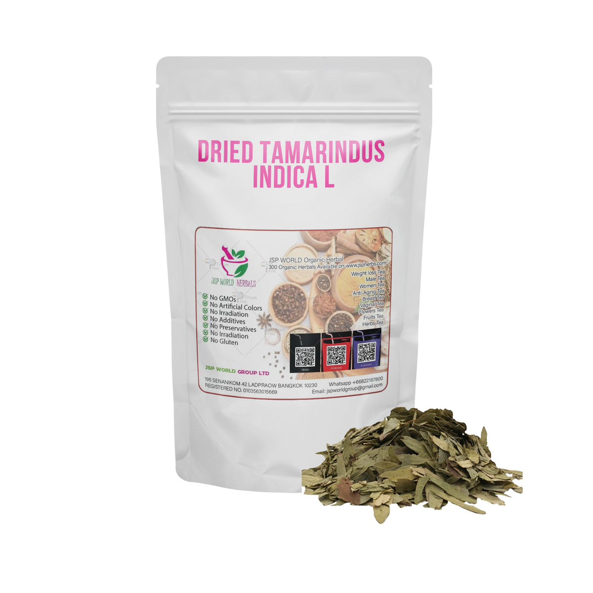 Dried Tamarindus indica L 100 Grams 100% Organic Authenic