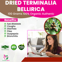 Dried Terminalia bellirica 100 Grams 100% Organic Authenic