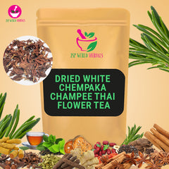 Dried White Chempaka Champee Thai Flower 100 Grams 100% Organic Authenic