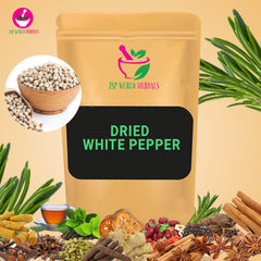 Dried White Pepper 100 Grams 100% Organic Authenic