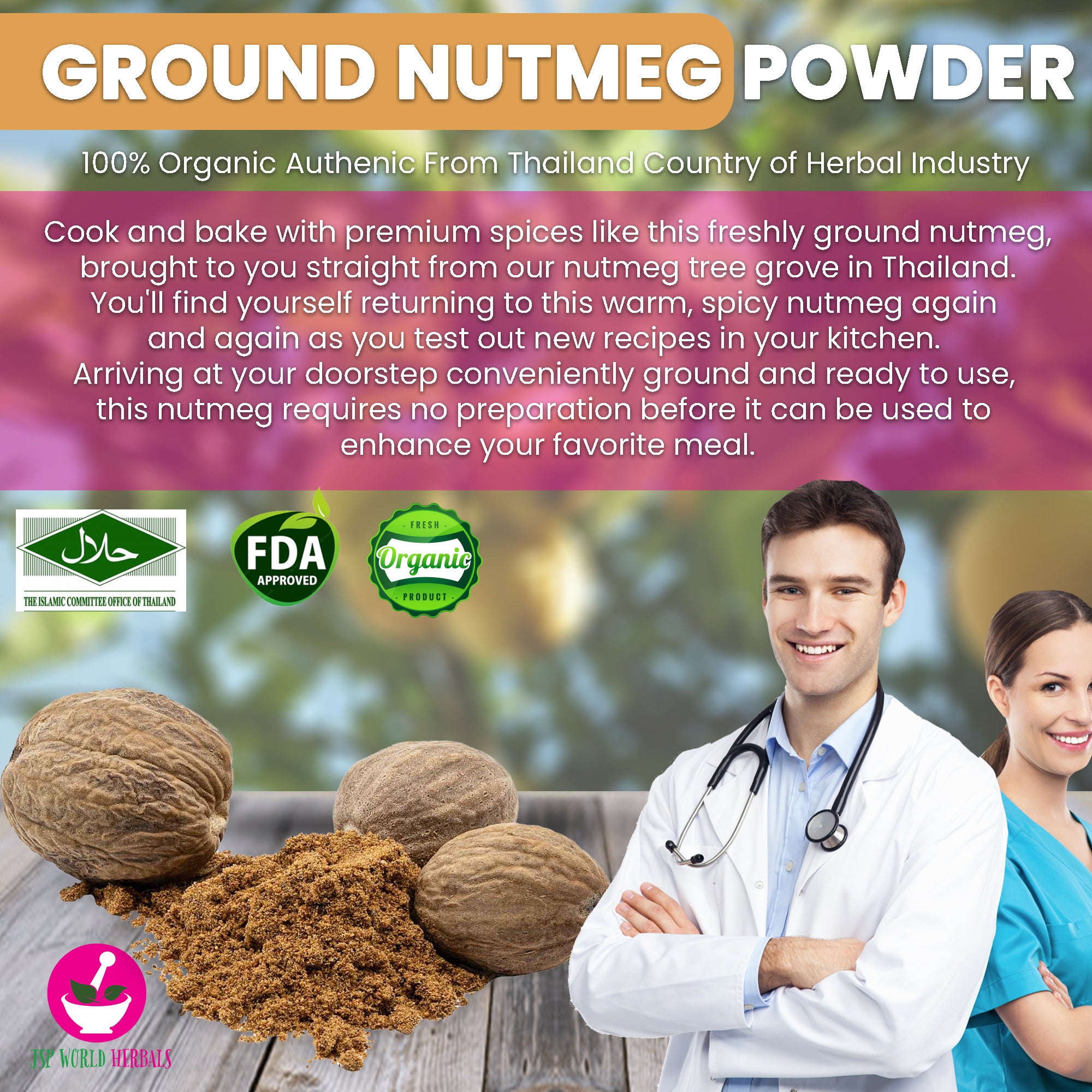Ground Nutmeg Powder| You'll find yourself returning to this warm ...