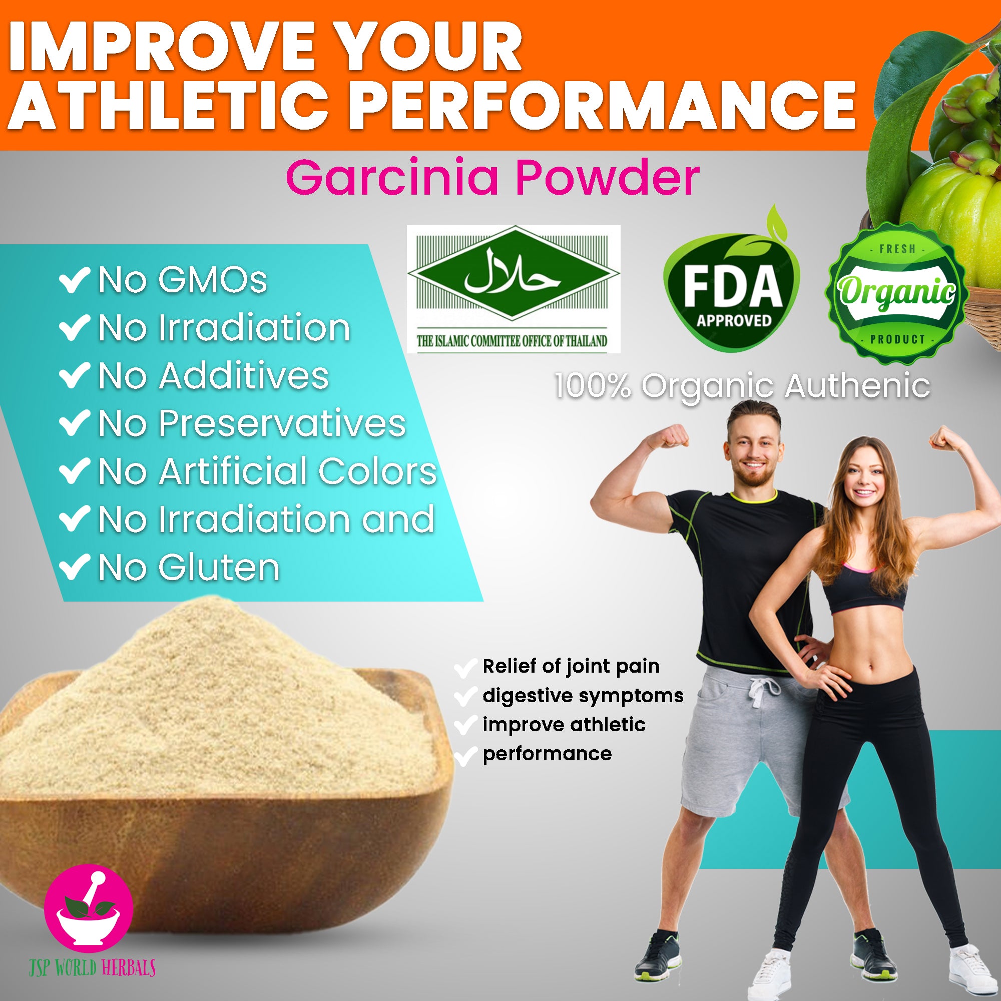 Garcinia Powder 100 Grams 100% Organic Authenic