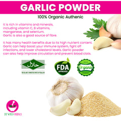 Garlic Powder 100 Grams 100% Organic Authenic