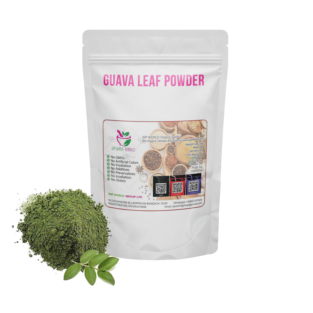 Guava Leaf Powder 100 Grams 100% Organic Authenic