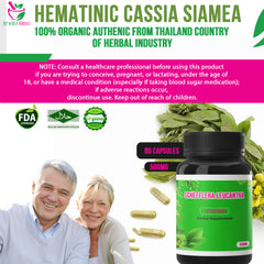 Hematinic Cassia Siamea Relief Blood Tonic 90 Capsules Relief of blood tonic