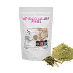 Hop-headed Barleria (Scientific Name:Barleria Lupulina) Powder 100 Grams 100% Organic Authenic