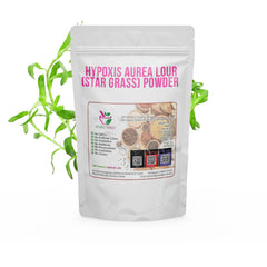 Hypoxis aurea Lour (star grass) Powder 100 Grams 100% Organic Authenic