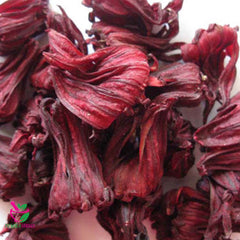 Dried Hibiscus sabdariffa Jamaica Sorrel, Red Sorrel, Roselle, Rozelle 100 Grams 100% Organic Authenic